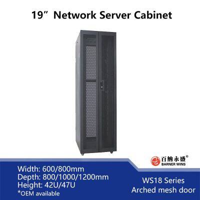 Factory OEM 19inch Network Server Cabinets WS18 IDC Server Racks for Data Room Network photo-4