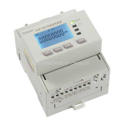 Acrel DC power meter  DJSF1352-RN-P2 8 digit LCD display Din rail installation 1 channel RS485 SOE event record