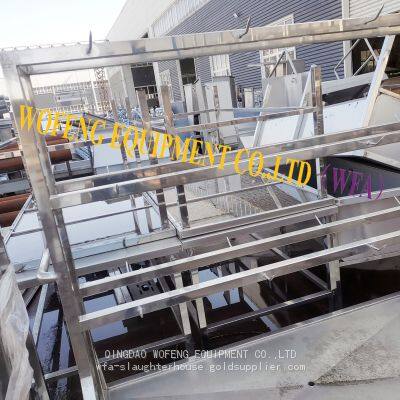 Factory Supply Price Cow Slaughtering Offal Head Trolley For Slaughterhouse Equipment photo-4