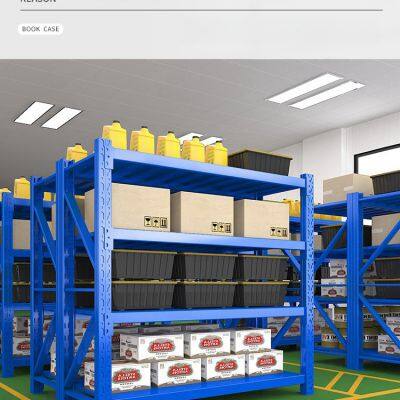 Shelves 100KG 3 Layer 120*40*200cm Grey and White Heavy Duty Shelves Wholesale Storage Clothing Express Warehouse Storage Shelving photo-5