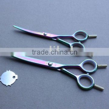 Pets hair scissors made of 440C Japanese steel