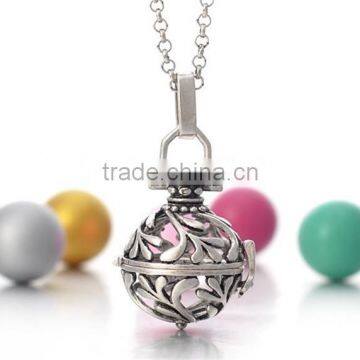 musical pregnancy pendant sounds belly ball necklace ancient siliver ornaments promotion gift