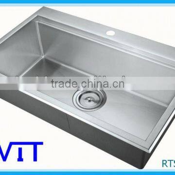 single bowl stainless steel sink RTS 100E-2