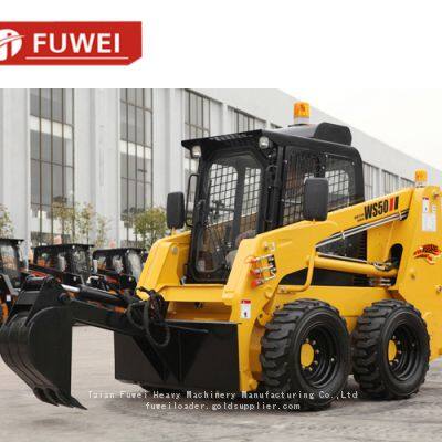 FUWEI MANUFACTURIING TOP QUALITY MULITI-FUNCTION SKID STEER LOADER LIKE BOBCAT photo-3