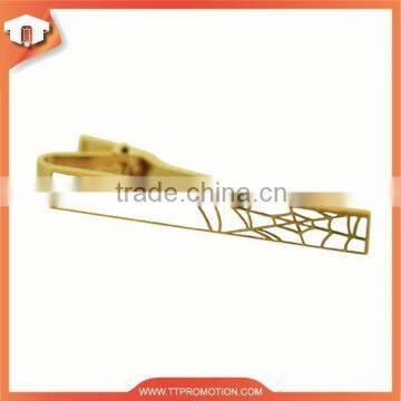 Wholesale custom logo cheap metal crafts tie clip on tie parts