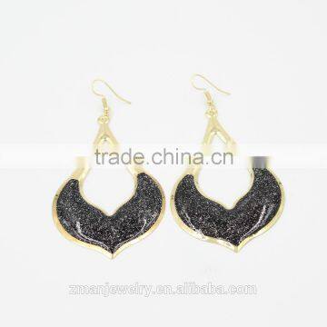 12 Pairs A Lot Six Colors Mixed Wholesale Multicolor Epoxy Earring,Latest Earring Jewelry Huggie Earrings photo-5