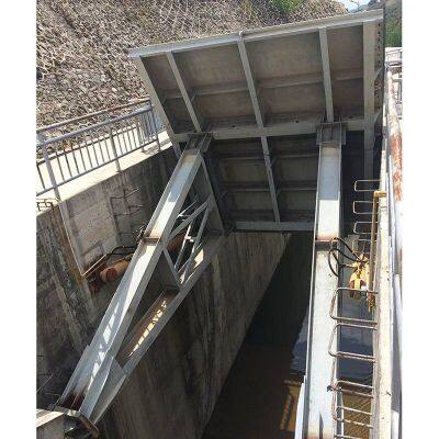 Kenya curved steel gate valve, curved gate valve, sewage treatment steel gate valve, reservoir hydraulic steel gate valve