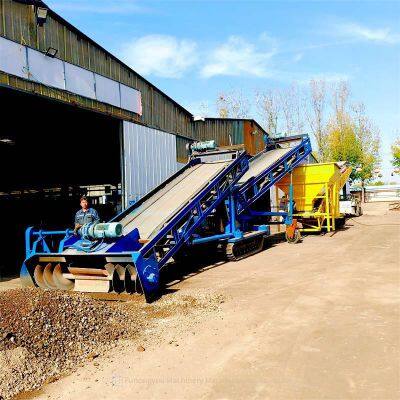 Nongyou Spiral Material Scraper, Grain Depot Belt Conveyor for Loading and Warehousing Machinery, Fully Automatic Crawler Walking Feeder photo-3