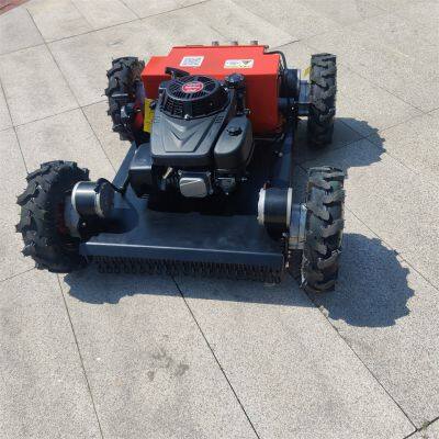 VIGORUN Cortador de césped robótico de grado industrial, control remoto, altura ajustable, autopropulsado y sin cable
