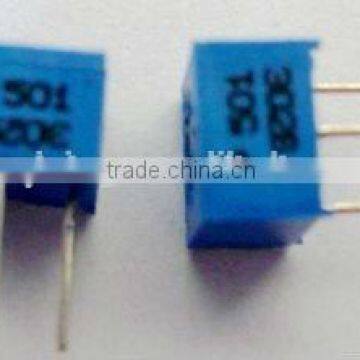 Single Turn Potentiometers 500 Ohm 6mm Cermet Trimmer Potentiometer 3362 photo-3