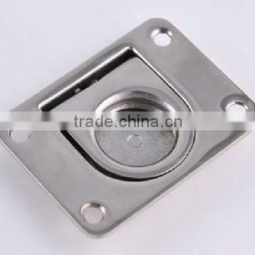 Marine Stainless Steel Rectangle Flush Lift Pull