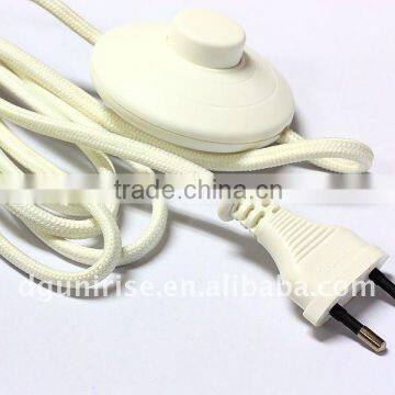 VDE approval switch power cord(on off switch/inline switch)