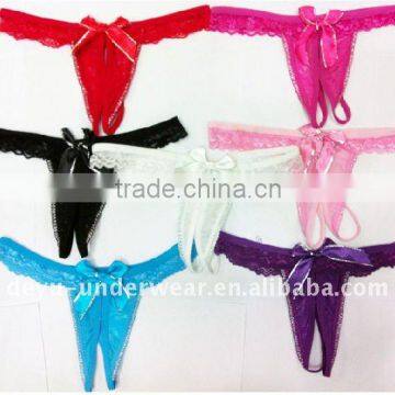 0.56USD Top High Quality New Hot Sexy Ladies Lace G-String(gddzk022)