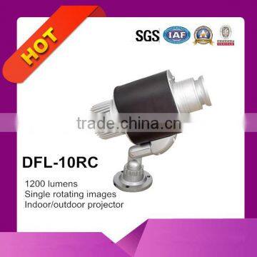 10W glass gobo logo projector rotating for sale