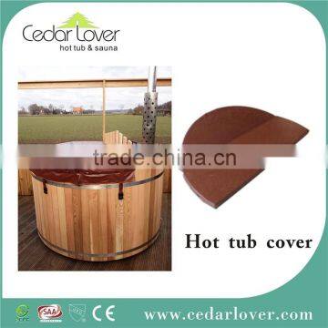 Insulation cedar indoor hot tub cover