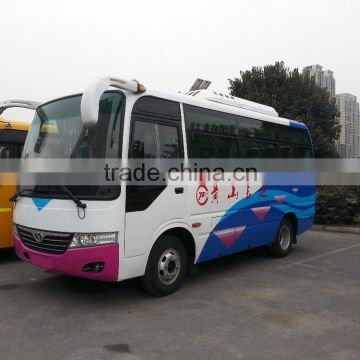 china low price 7.2m30 seats FRONT ENGINE bus