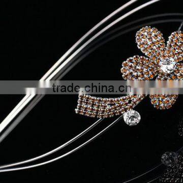 Wholesale Elegant Diamond Flower Headband Hairband For Women Fashion Korean Hair Accessories photo-4