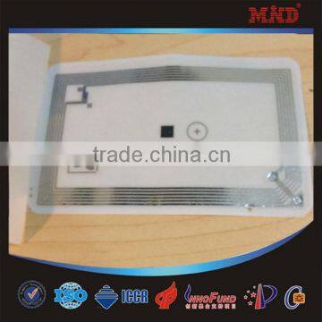 MDS41 uhf rfid inlay sheet for smart card