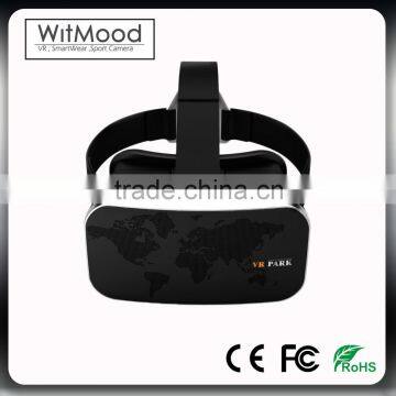 2016 New products Google Cardboard VR box Virtual Reality 3D Glasses for 4.0-6.5"Phone, with bluetooth controller 3d VR glasses