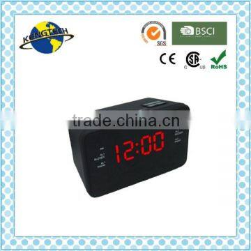 Hot Sale Cute Desk Digital Alarm Clock Radio (AM FM radio) / Digital PLL Alarm Clock Radio
