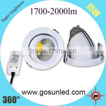 Dimmable 15w Led Gimable Downlight Led Celling Light photo-4