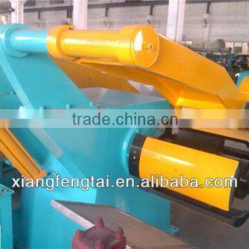 Metal strip coil recoiler