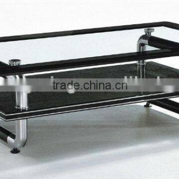 hot sale modern tempered glass&metal coffee end table living room table TA-005