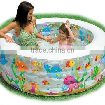 Inflatable 3-Ring Round Pool