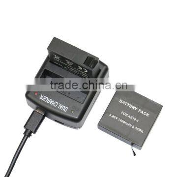 1400mAh Battery for Xiaomi yi 2 4K Camera Battery Pack for Z16-1 photo-3