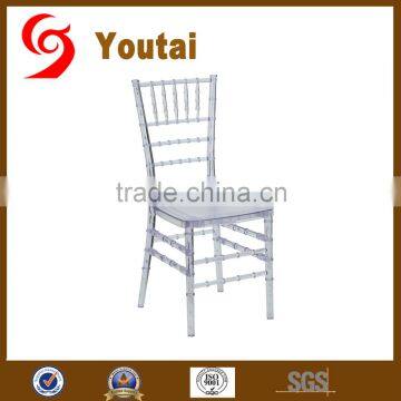 luxury wedding resin ice clear transparent chiavari chair