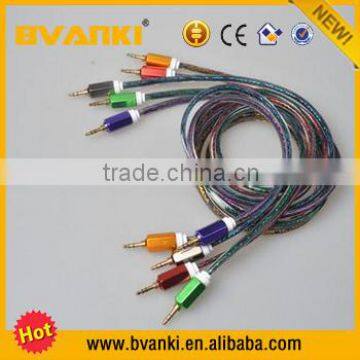 Cheap Transparent Crystal Audio Cable For Aux Stereo Cable,3.5mm Aux Cable / Audio Cable / Video Cable With Hexangular Design photo-5