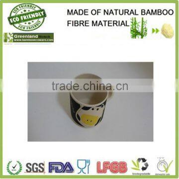 hot selling bamboo fibre children water cup with handle