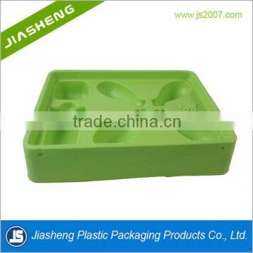 PET Light green plastic Tray for toys