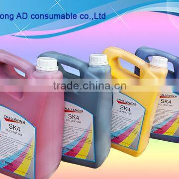Challenger SK4 Solvent ink C/Y/M/W