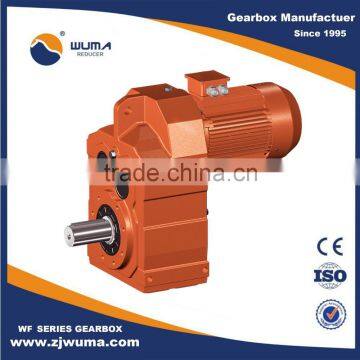 f series parallel helical gearbox with motor
