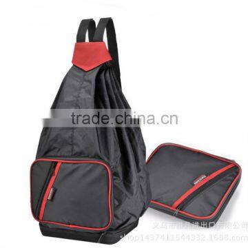 2016 new design waterproof travelling backpack,back opening foldable bacopack