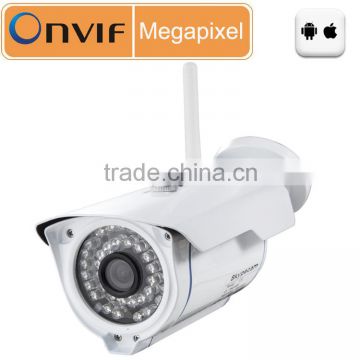 HD 720P Night Vision bullet ONVIF wifi ip camera outdoor