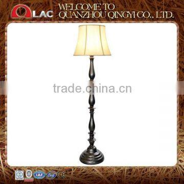 CE UL approved antique resin fancy decorative vintage black floor lamp for room