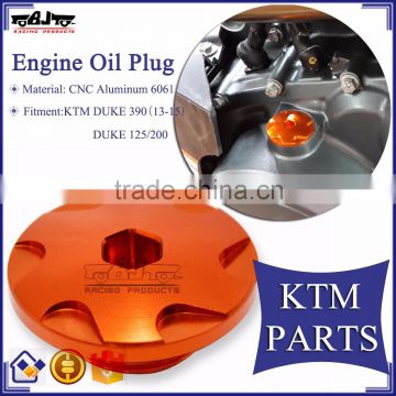 BJ-ECP-KT002 Custom Motorcycle Accessories Aluminum Engine Oil Plug For KTM DUKE 125/200/390