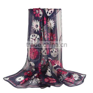 2016 Hot Sale Digital Print Fashion Silk Scarf Women's Silk Scarf Shawl Scarves photo-3