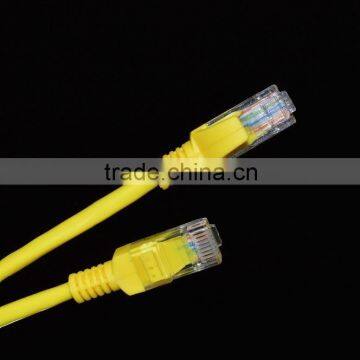 Solid Bare Copper Conductor UTP CAT5e patch cable manufacturer price