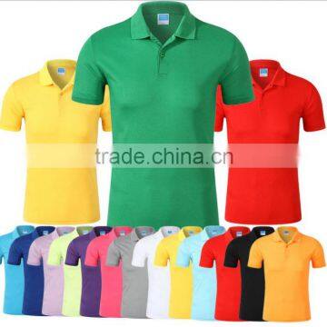 TC fabric polo shirts for men OEM customize service wholesale