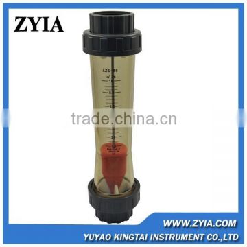 Pipe plastic screw thread flowmeter for liquid