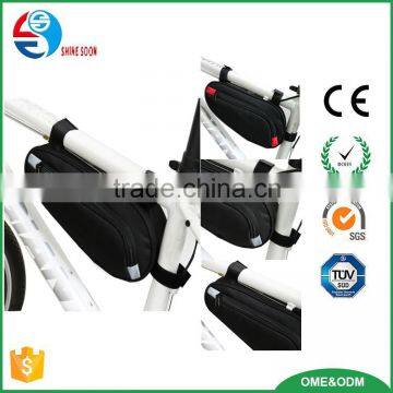 Custom Logo Bicycle Triangle Bag, Mountain Bike Front Tube Frame Bag