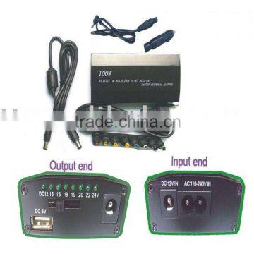 laptop/notebook AC power adapter (universal 100WAS)