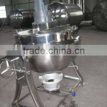 stainless steel gas heating jacketed kettle