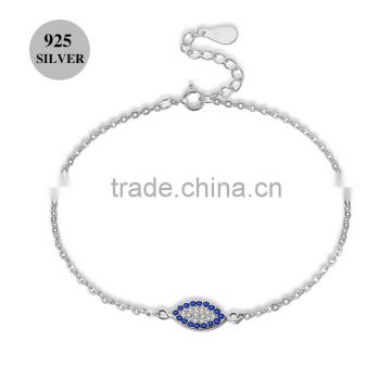 925 silver evil eye bracelet for women