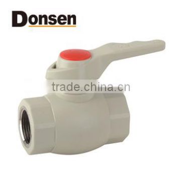 Hot selling f1 type ppr single female threaded ball valve with brass ball with CE certificate