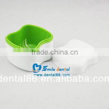 Clean Denture! Colorful denture box/dental auxiliary materials