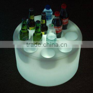 Round and square shape beer ice bucket with beer, plastic glass grey goose ice bucket                        
                                                                                Supplier's Choice